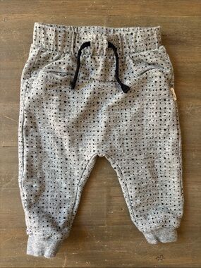 Miles Baby “From the Block” splashed jogger pants